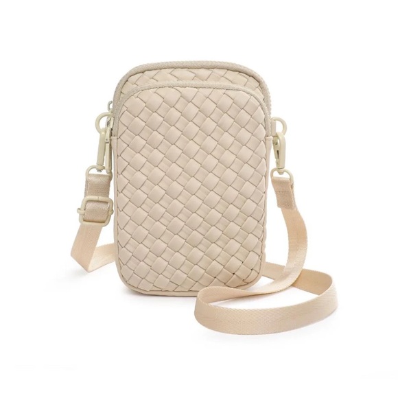 Sol and Selene Divide & Conquer Woven Neoprene Crossbody Bag - Picture 1 of 14